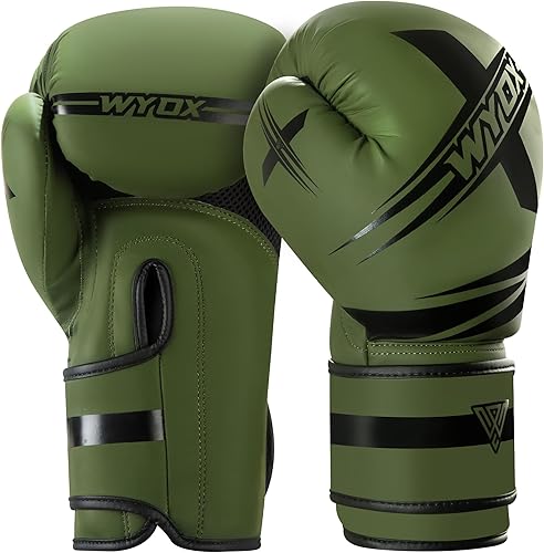 Wyox Guantes de boxeo para hombres y mujeres Guantes de entrenamiento profesional, combate y bolsa pesada para boxeo, kickboxing, Muay Thai, MMA