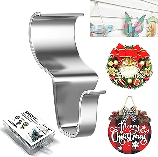 Vinyl Siding Hooks for Hanging Outdoor Decorations,Heavy Duty Wall Hook for Hanging halloween decorations,Garden Flags,Christmas Wreaths,Lights,vinyl siding hangers for Fall Outdoor Decor porch(20)