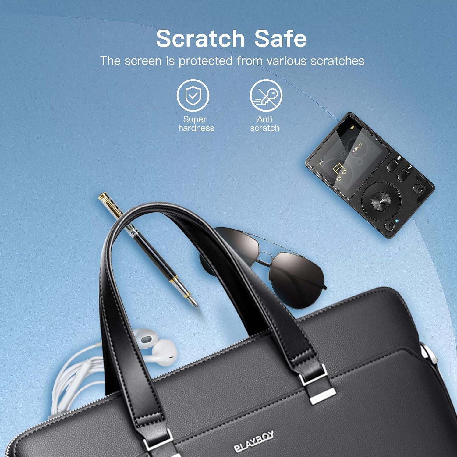 Carrying Case for HiFi Walker H2 MP3 Player with 2 Soft Screen Protectors image 5