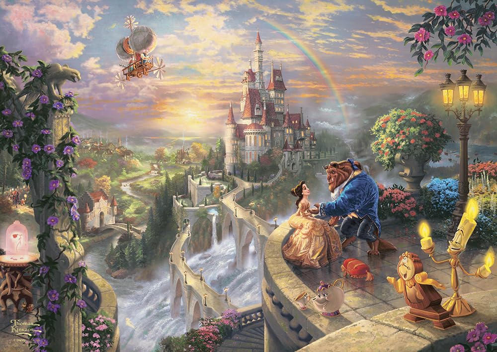♥DK♥ Schmidt Spiele Thomas Kinkade 59926, Disney, Beauty and