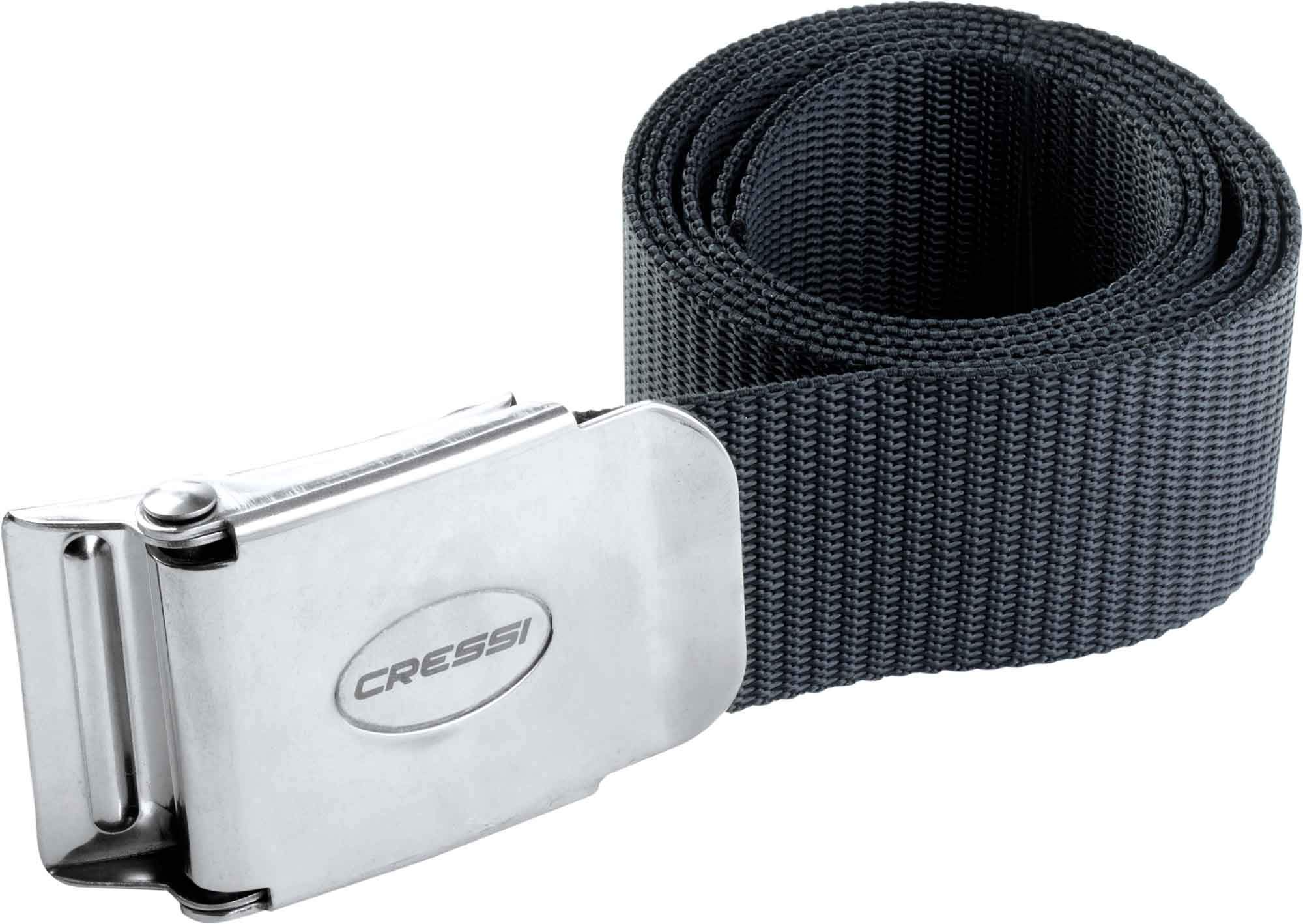 Cressi Nylon Weight Belt with Metal Buckle for Freediving and Spearfishing- Paros - Designed in Italy by Cressi