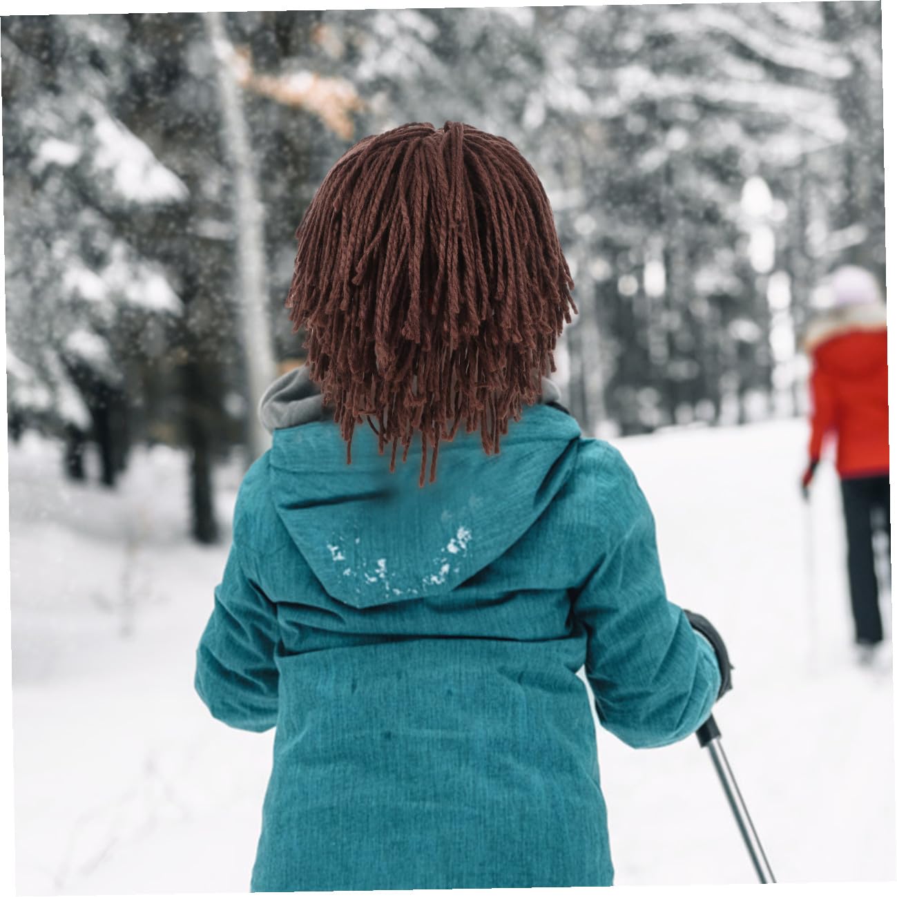 SHERCHPRY 3stücke Weird Wig Hat Lustige Strickmütze Mit Reggae-frisur Handgefertigt Warm Und Einfarbig Für Partys Und Besondere Anlässe Unisex Für Männer Und Frauen