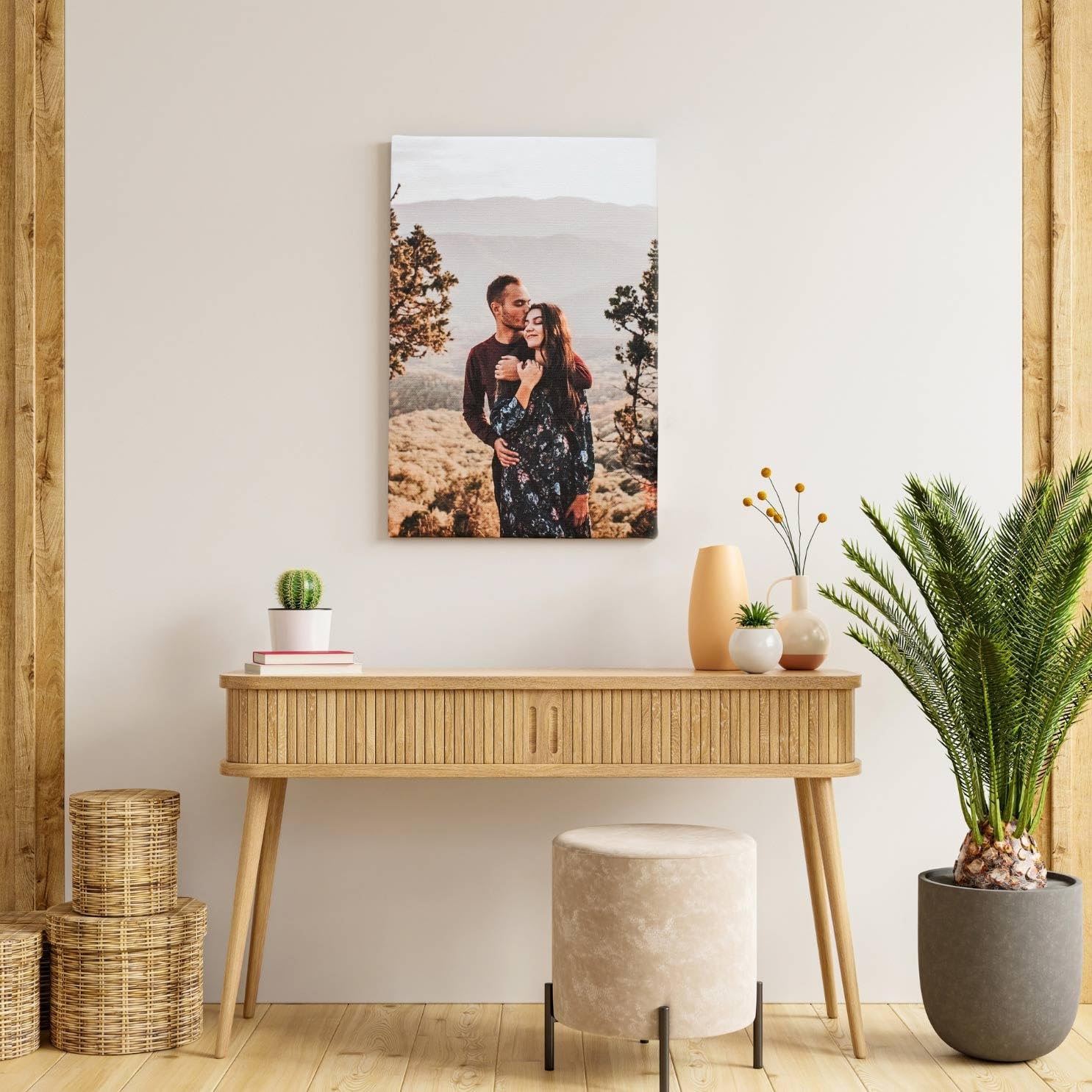 CUAC REVOLUTION Cuadro personalizado con tu foto. Impresión en foto lienzo sobre bastidor de madera de pino. Foto en formato 4:3 y con bastidor (90x60cm)