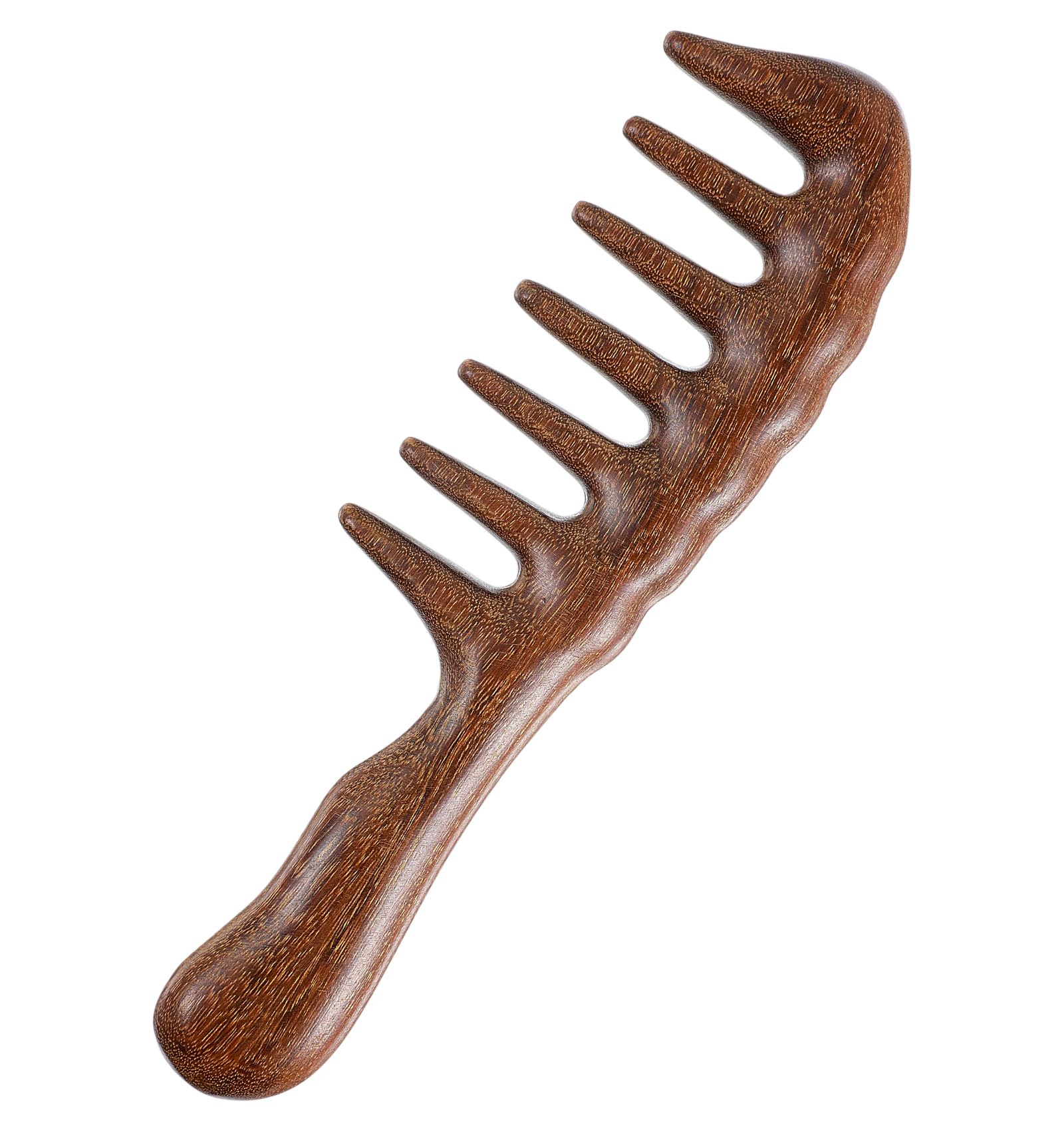Wooden Wide Tooth Comb, Natural Sandalwood Wooden Combs for Women