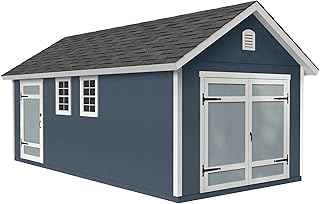 Handy Home Products Cedarhill 12x20 Wooden Storage Shed- Does not Include Floor kit, Paint, or Roofing Shingles