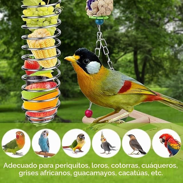 Foto 6 de 7 de 2 Piezas Brochetas de Frutas para Pájaros