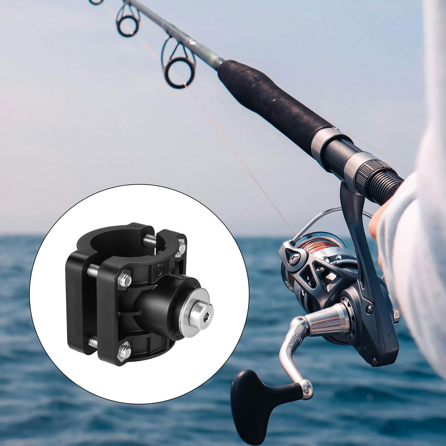 Accesorios de Montaje en Poste 0 Grados, para Transductor Panoptix LVS32 para LiveScope Plus LVS34 y Sistema Reemplace 010-13228-03 0101322803 para Paquete Pesca Hielo LiveScope y su Sistema