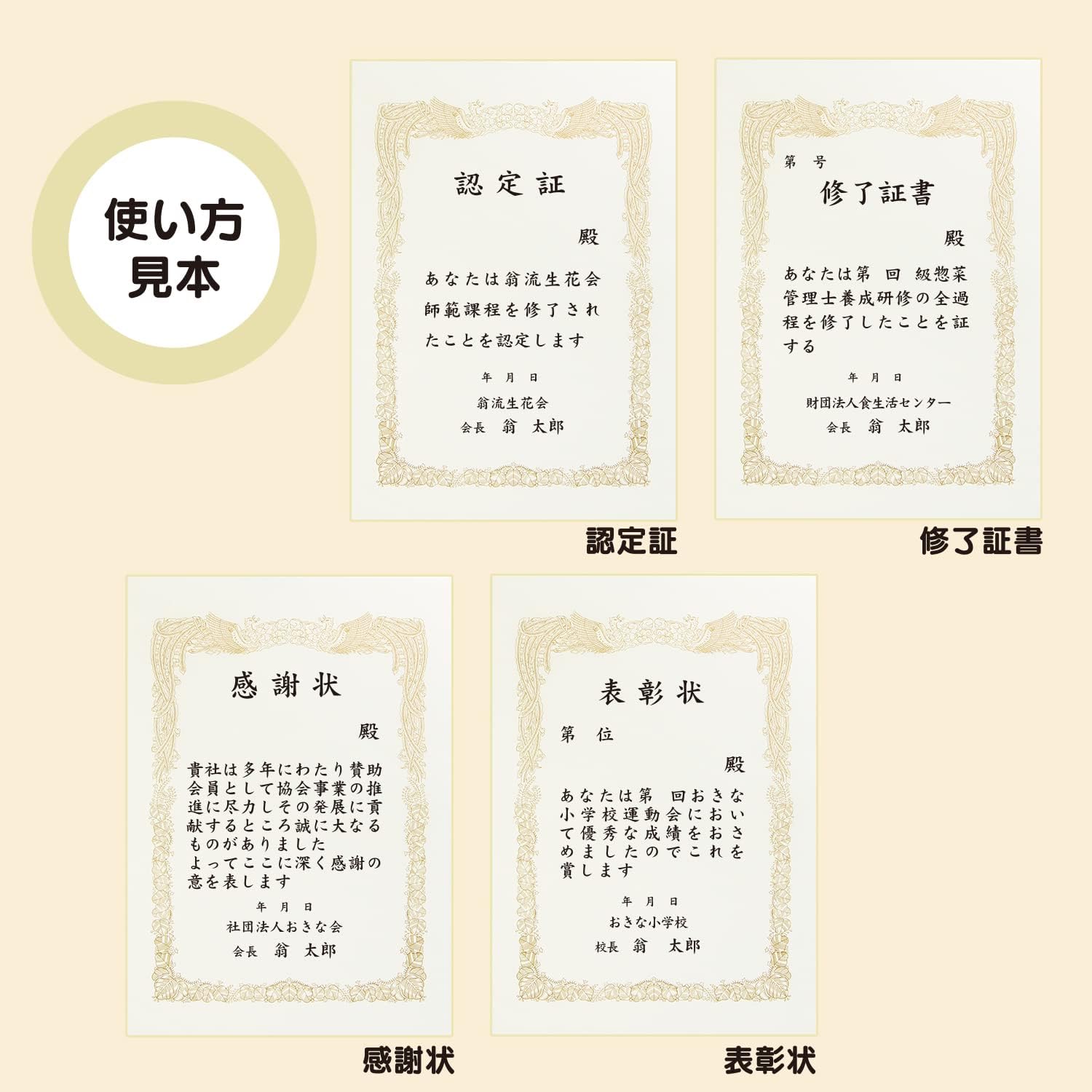 Okina SX-B4Y OA Compatible Certificate Paper