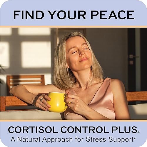 Miniatura 2 de Cortisol Control Plus - Apoya el alivio del estrés, la respuesta equilibrada al cortisol, la relajación y el sueño reparador - Ashwagandha,