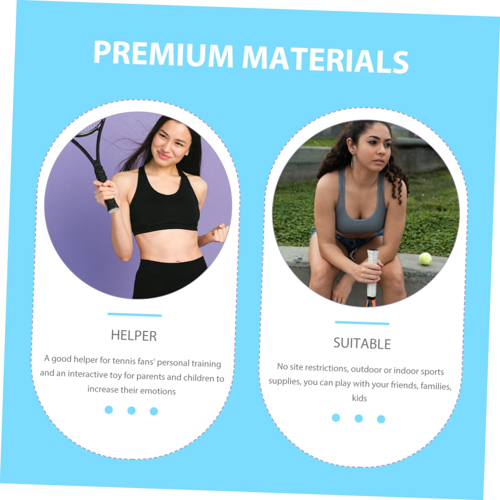 BESPORTBLE 1 Set Tennis Trainer Practicing Portable Training Practice Giant Athletic Solo Equipment Tennis Swing Adults Court Tennis Rebounder Tennis Train Base Sports Plaything Plastic