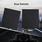 Disposable Floor Mats for Cars, Angoxitu 30 Pcs Car Floor Mats, Black Automotive Floor Mats Waterproof Car Foot Pads, Mats for Car, Universal Fit Protective Front Rear Floor Mat for Cars (20"x16")