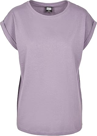 Urban Classics Ladies - قميص كتف ممتد Dusty Purple - XL