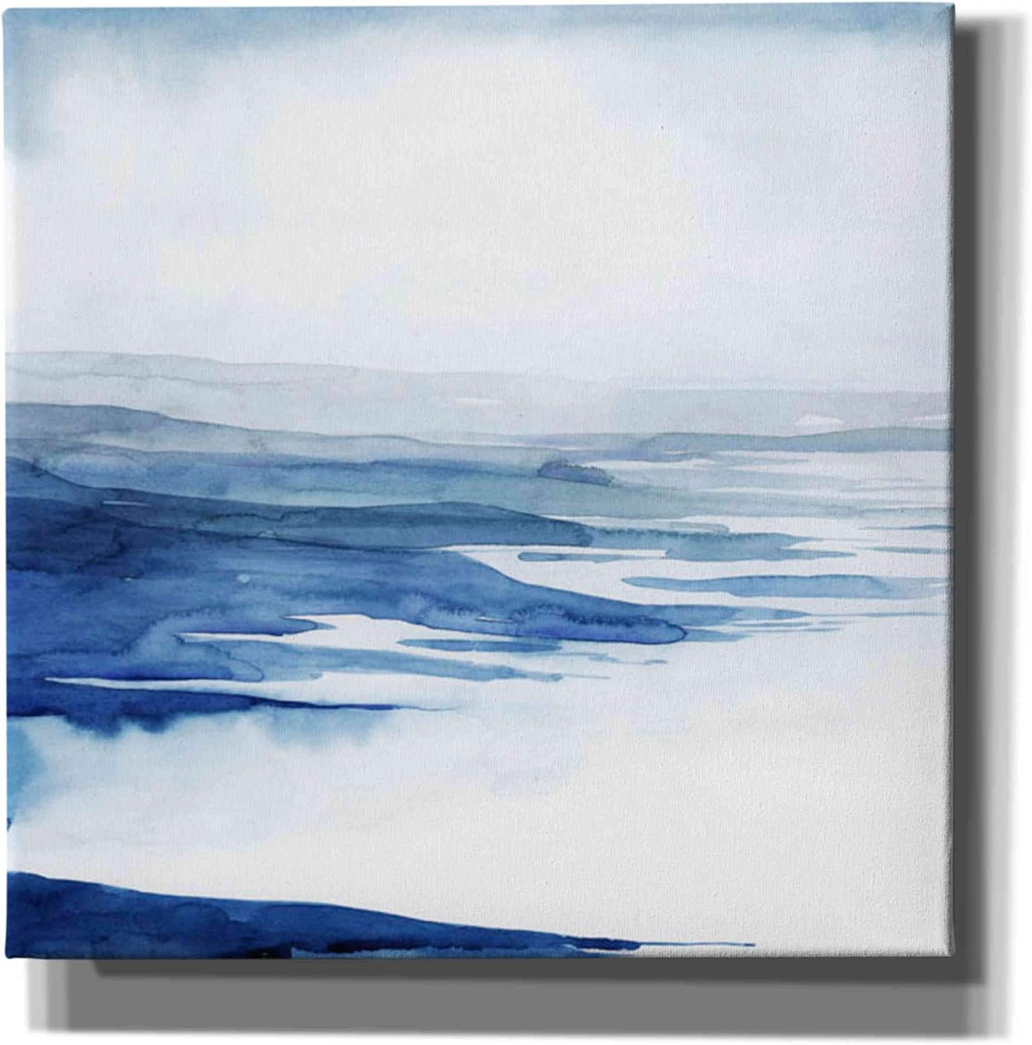 Epic Graffiti 'Crystallized Lagoon I' by Grace Popp Canvas Wall Art, 12"x12"