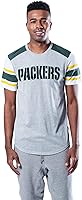 Vista 17 de Ultra Game NFL - Camiseta raglán de manga corta para hombre