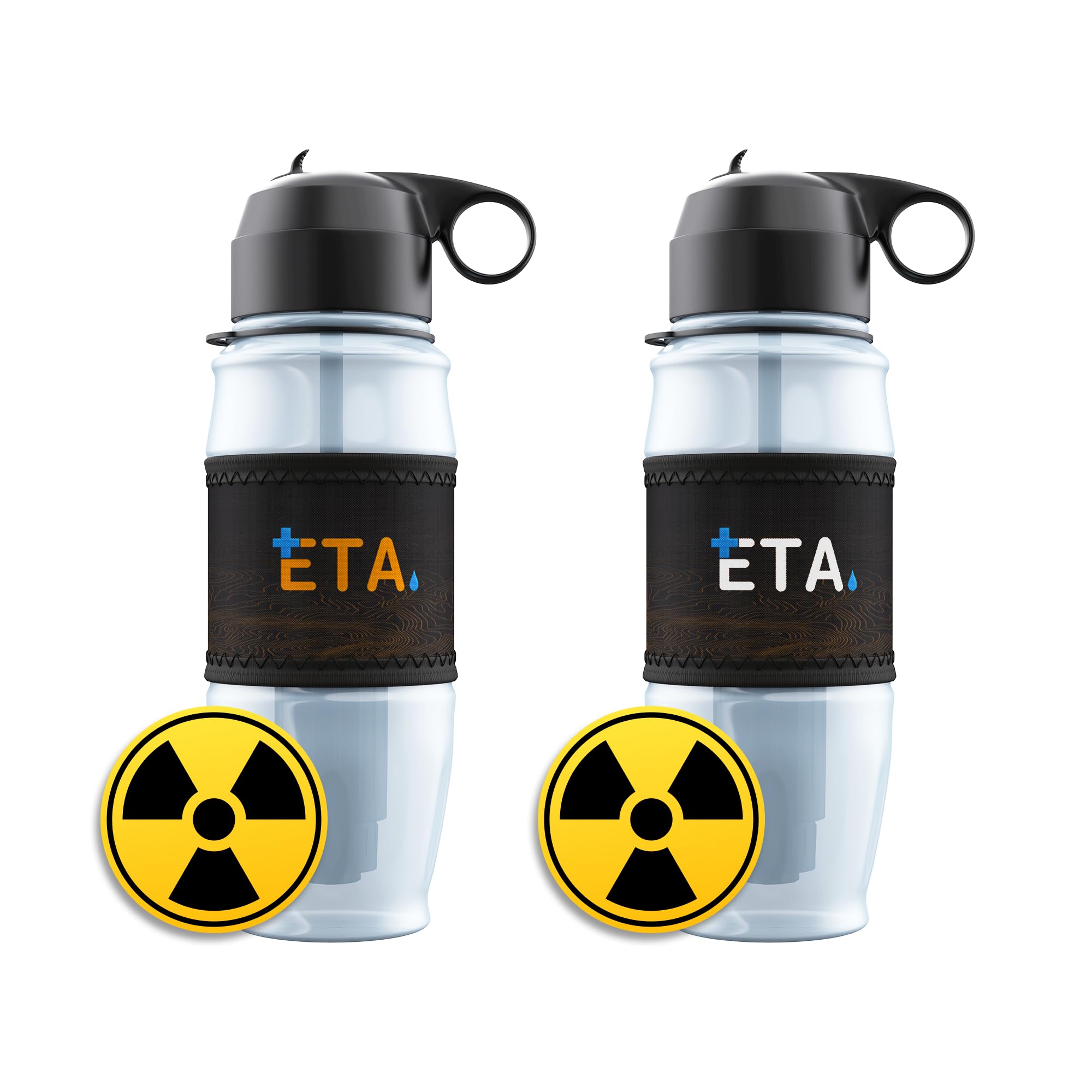 Bundle Deal ETA Alkaline Water Filter Bottle Removes up to 99 99 of Harmful contaminants 9 5pH Protects