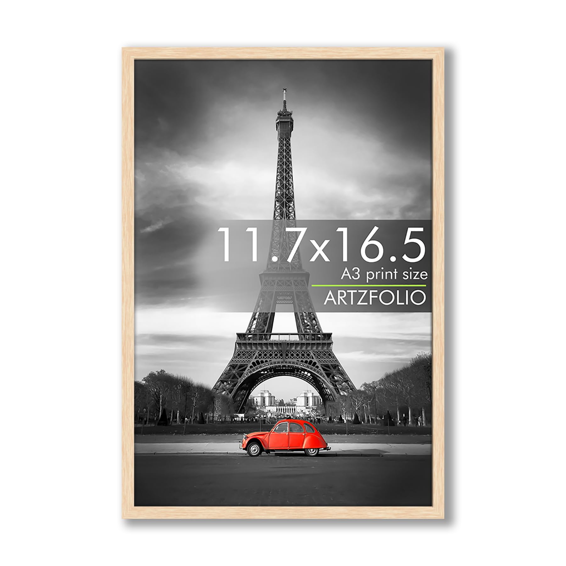 ArtzFolio Wall Photo Frame D565 | Extra Large Size Wall Photo Frames | Big Oversize Picture Frames Bedroom, Home & Office | Natural Brown | A3 Size | 11.7x16.5 inch (30x42 cms)