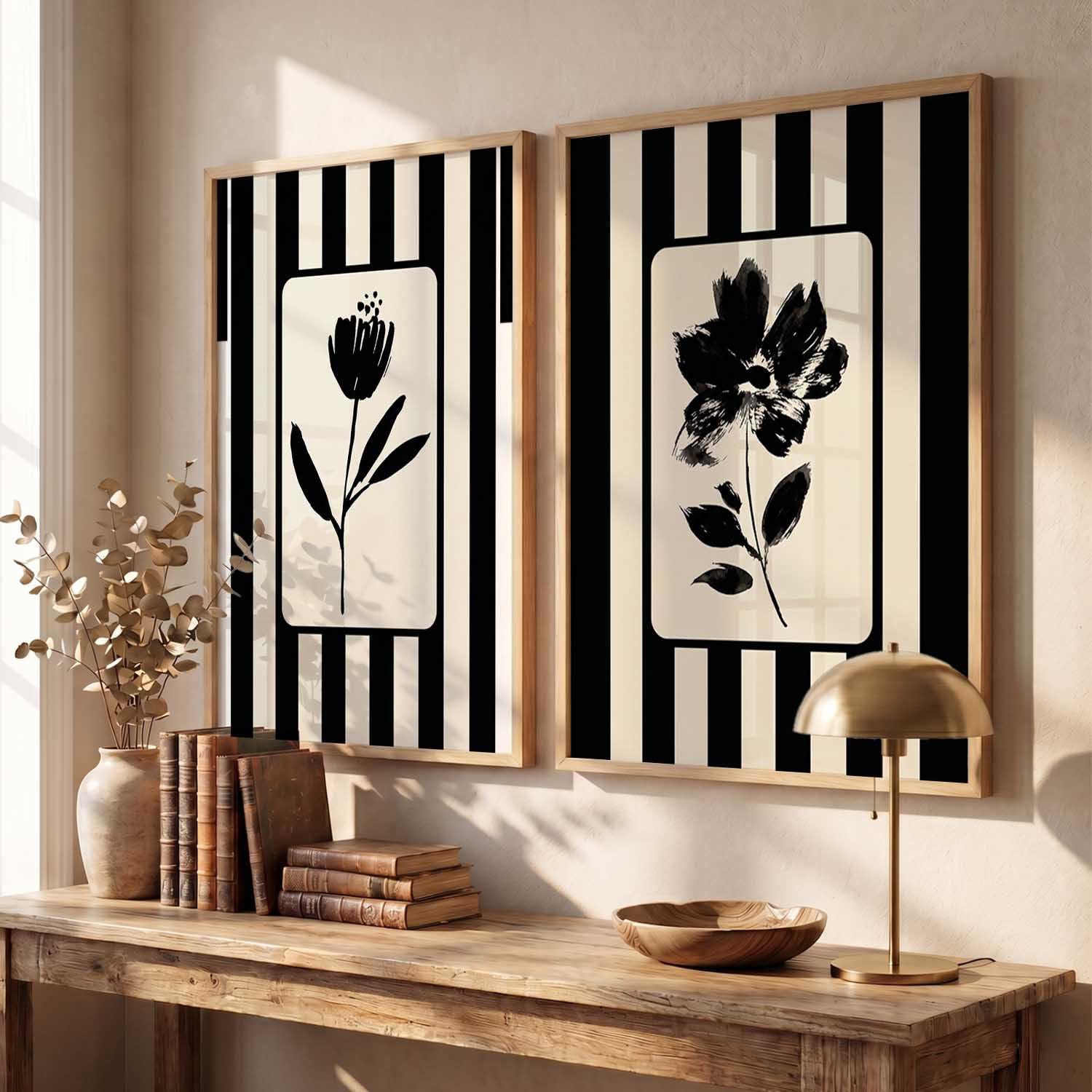 Modern Art Prints - Frame Set for Living Room -24 Modern Art Prints - Frame Set for Living Room -24