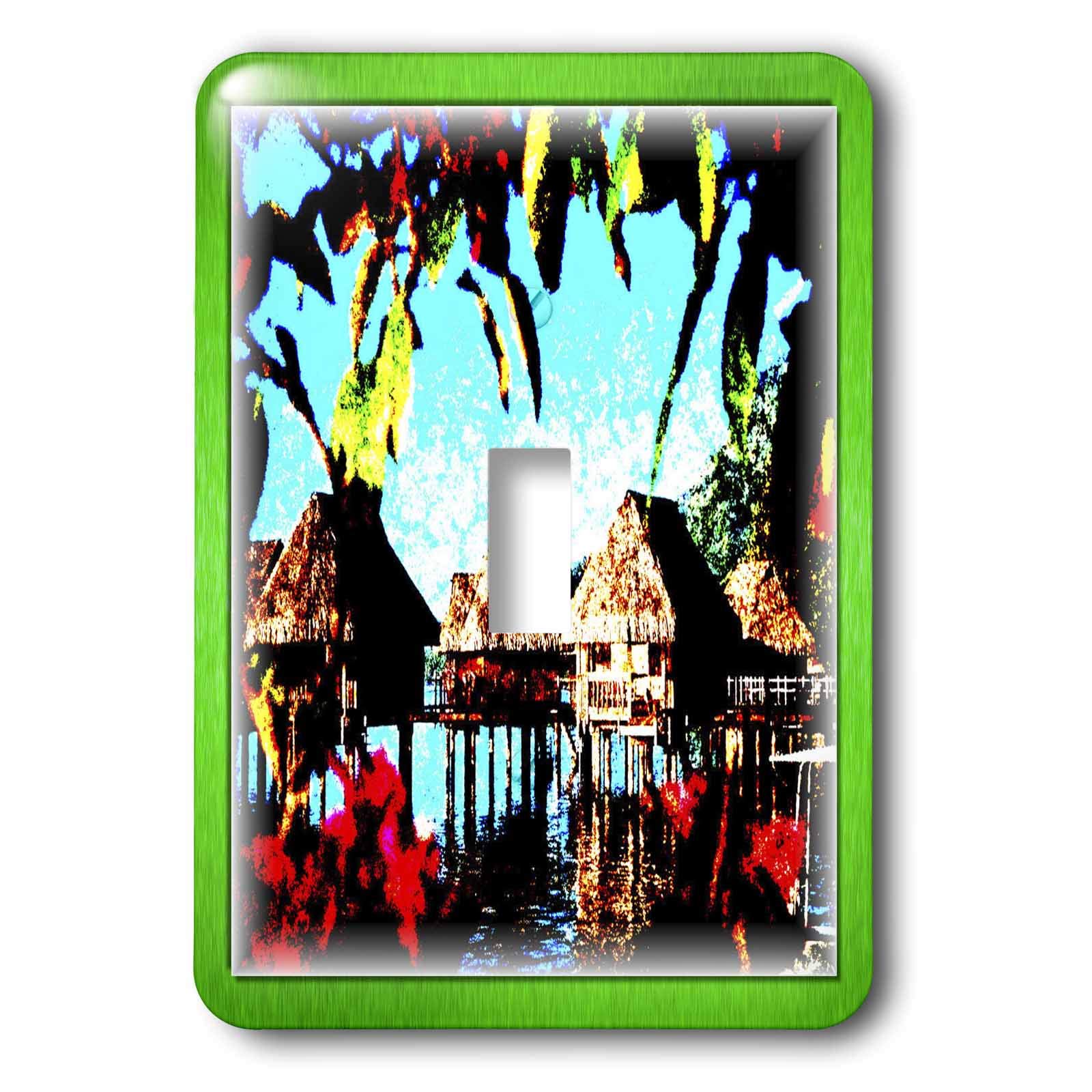 Tahiti Vacation interrupteur simple 3dRose lsp_36530_1 mural décor
