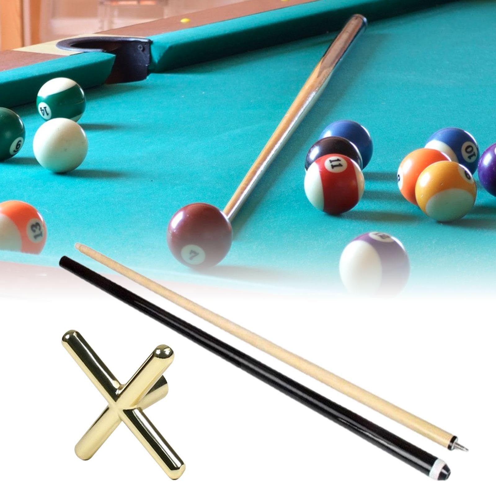 F Fityle Billard Pool Queue Bridge Stick Set Brückenkopf Holz Einfach Zusammenzubauen Praktische Billard Queue Halterung für Spieler Billardhaus