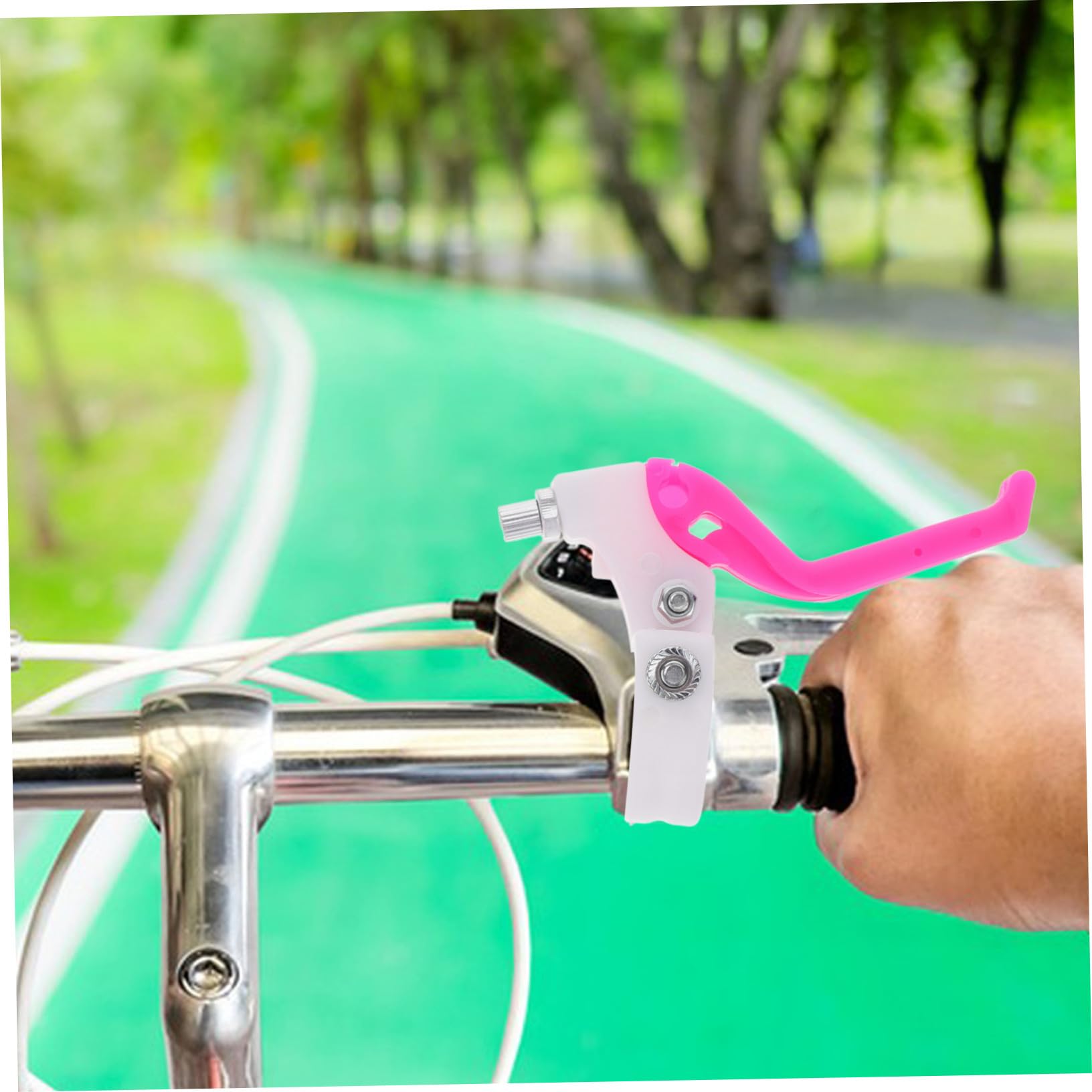 Toyvian Leve Freno Bici per Maniglia in Plastica Colorata e Rosa Compatibile con Bici Ragazzo Sicurezza e Sostituzione Accessori Adatta per Età Anni