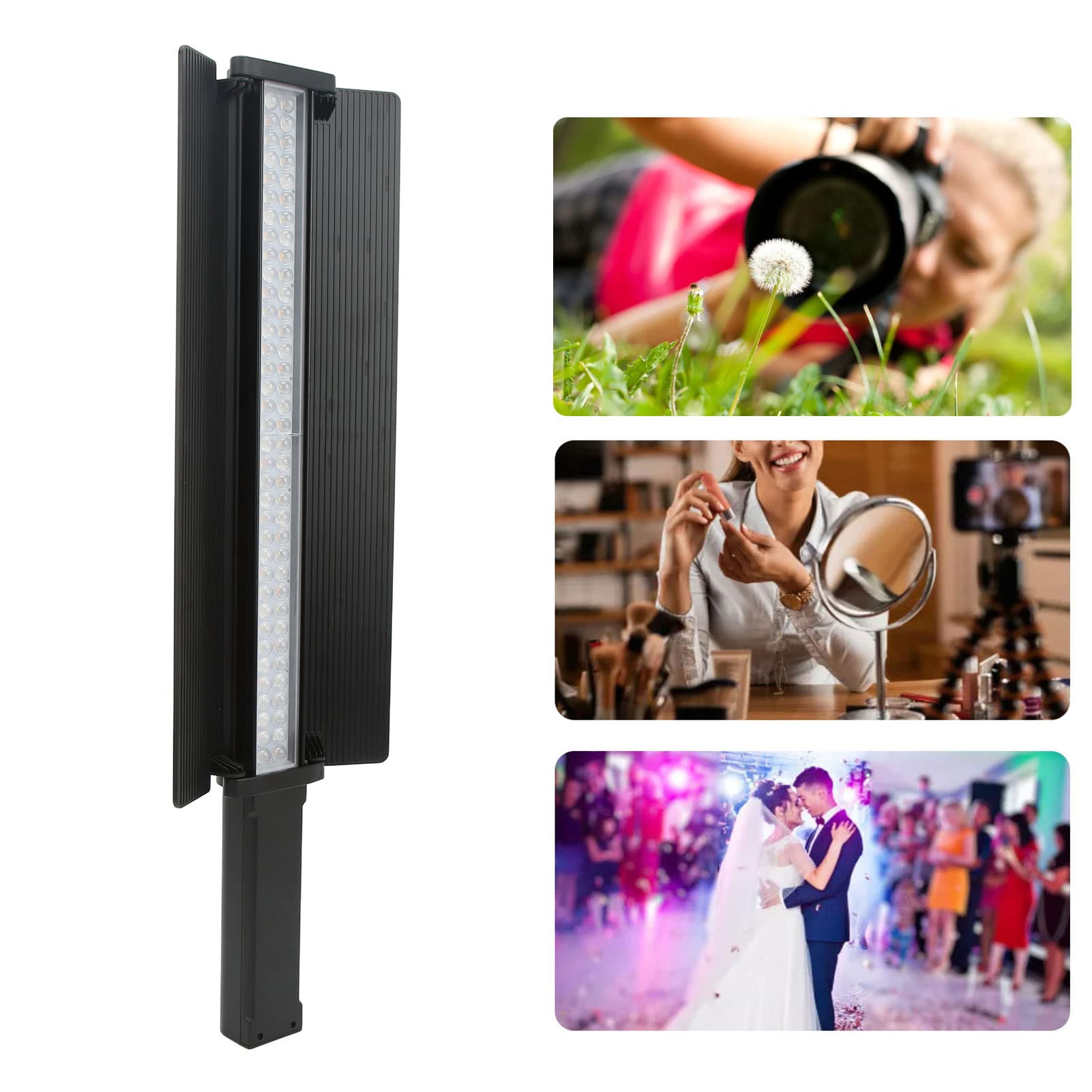 Stick Luminoso LED RGB Portatile, Lampada a Bacchetta Video Ricaricabile a Colori a 360 Gradi con Controllo APP per le Riprese