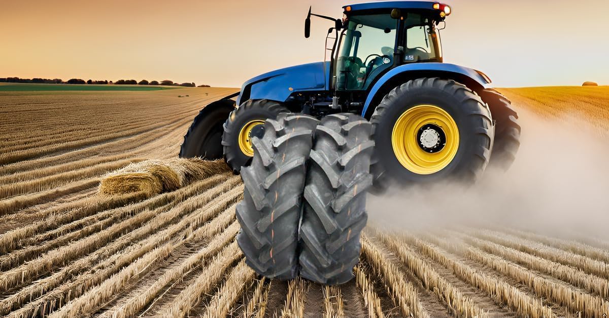 2 (TWO)- 11.2-24 Tractor Tires R-1 8 Ply AG Tractor HD Tires 11.2 24 TL Tubeless Heavy Duty