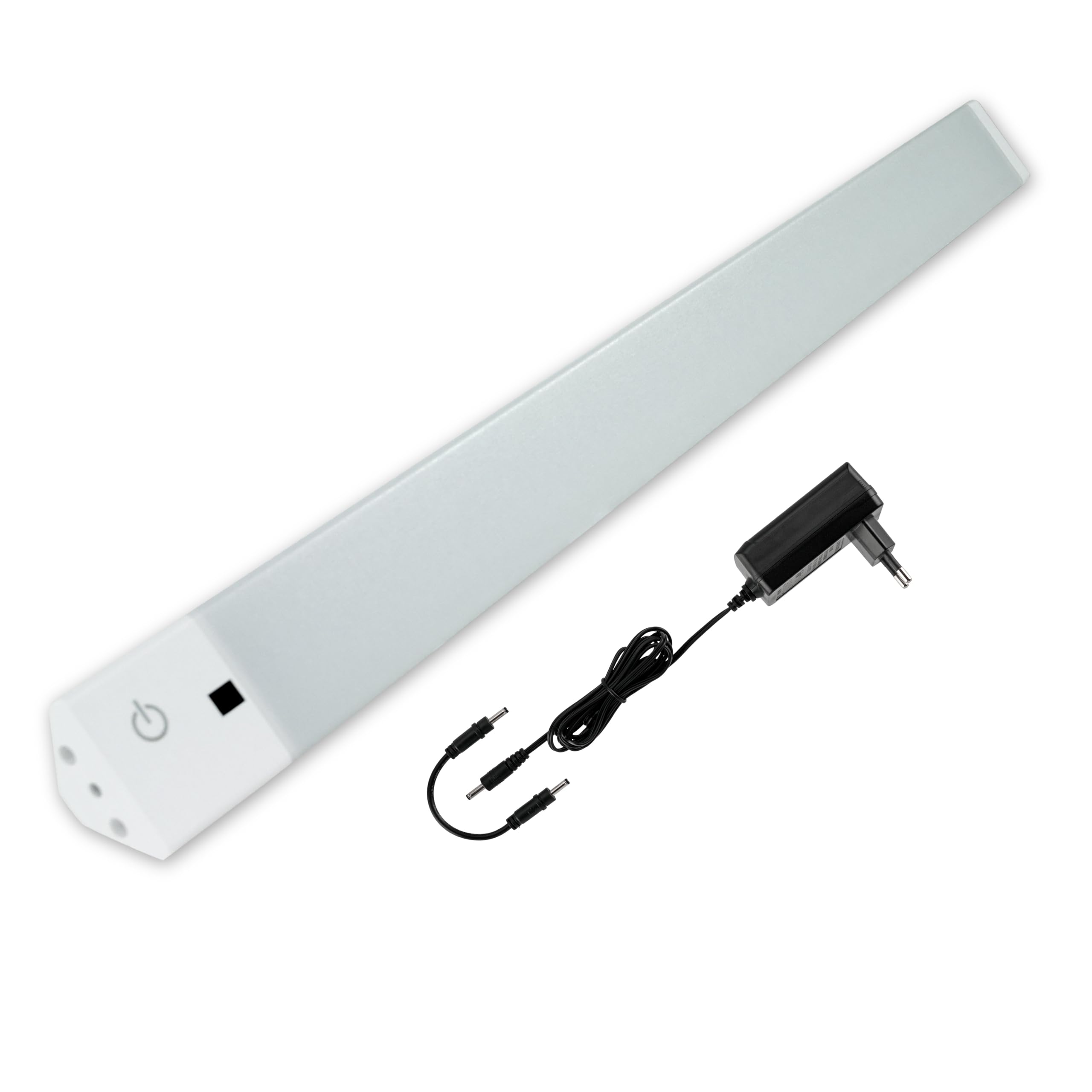 REV ANGLELIGHT LED Unterbauleuchte Küche 55cm - Unterschrankleuchte dimmbar & erweiterbar (max. 2 Leuchten), 10W, 950 Lumen, Sensor, Bi-Color, weiß
