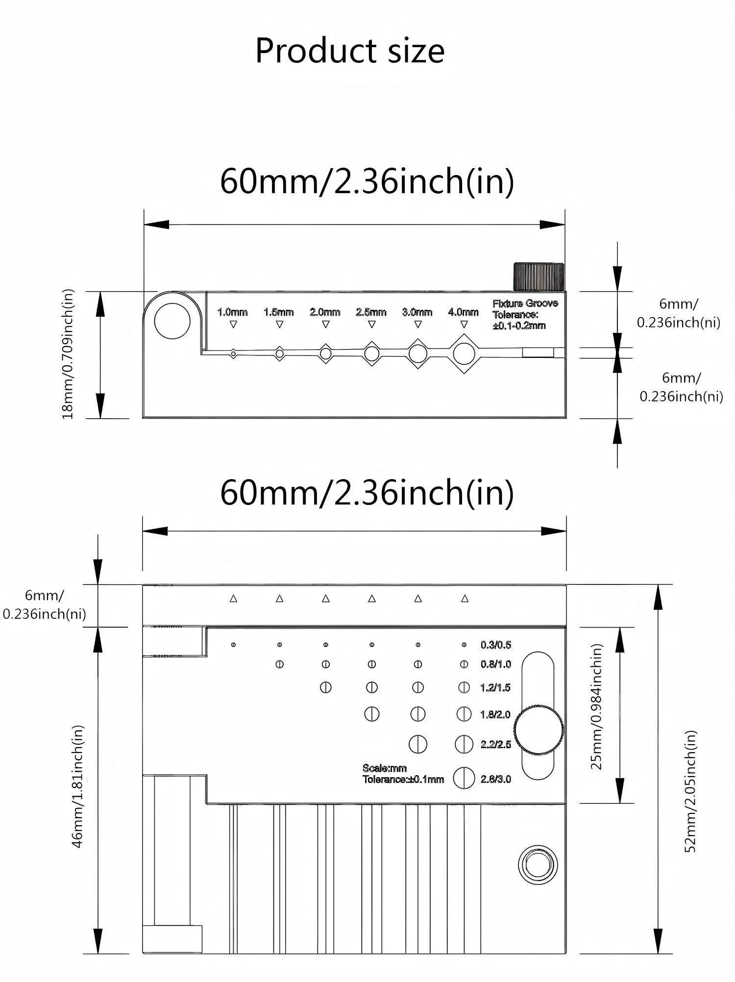 Lokalizator środka pręta okrągłego, szablon do wiercenia, narzędzie do wiercenia, narzędzie do wiercenia, narzędzie do modelowania, modyfikacja figurek, rękodzieło na patyczkach samoprzylepnych.
