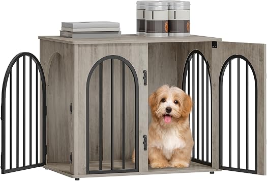 Hzuaneri 26.8 Dog Crate Furniture, Dog Kennel Indoor for Small Dogs