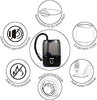 Vista 3 de Repti Zoo Humidificador del reptil 4L, nebulizador grande del tanque del Mister del reptil para el viverario del terrario