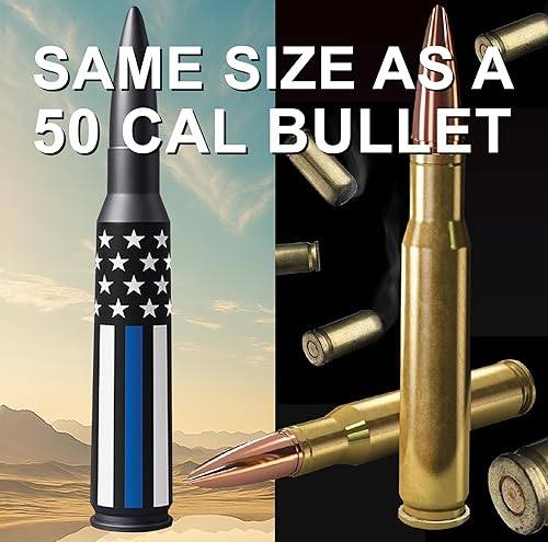 Miniatura 7 de EcoAuto Antena tipo bala para Jeep Wrangler JK y JL (2007-2023) y Jeep Gladiator, antena para Jeep Wrangler con diseño antirrobo, antena de camión