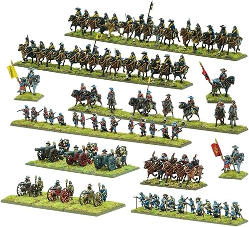 Miniatura 2 de Warlord Pike & Shotte Juego de caballería de guerra de treinta años de batallas épicas Juegos de mesa de estrategia de juego de rol para adultos,