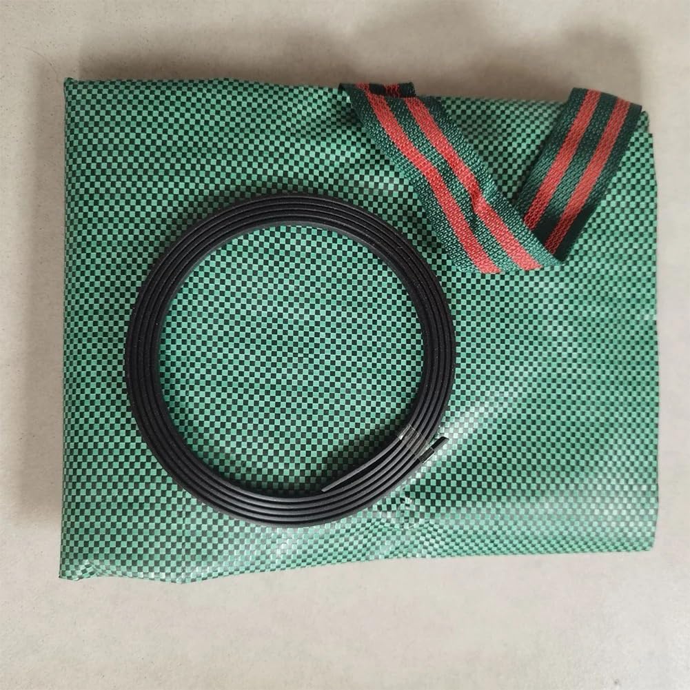 Bolsa de residuos jardín reutilizable, saco hojas impermeable, almacenamiento basura Bolsa para hojas