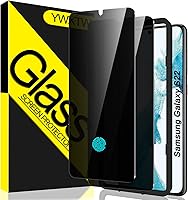 Vista 7 de YWXTW Paquete de 2 protectores de pantalla de privacidad para Google Pixel 6 Pro, protector de pantalla de vidrio templado de dureza 9H para Google