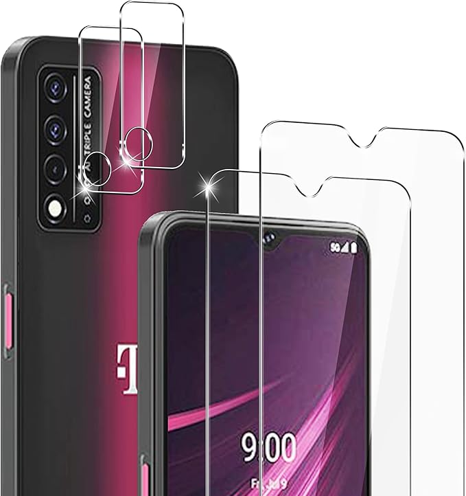 Cizerin [2+2 Pack] Tempered Glass Screen Protector for T