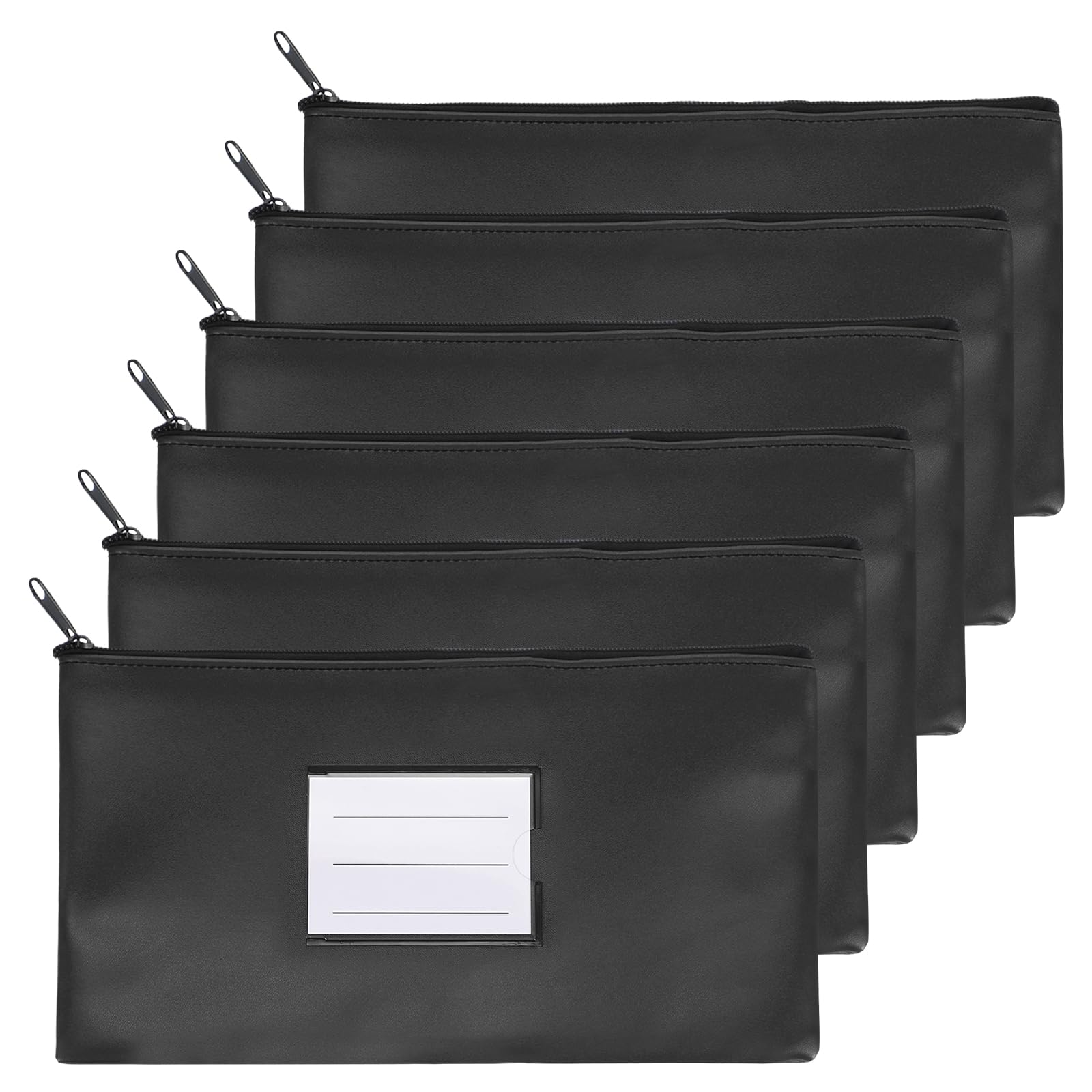 PATIKIL 11x6" Money Bank Deposit Bag with Zipper