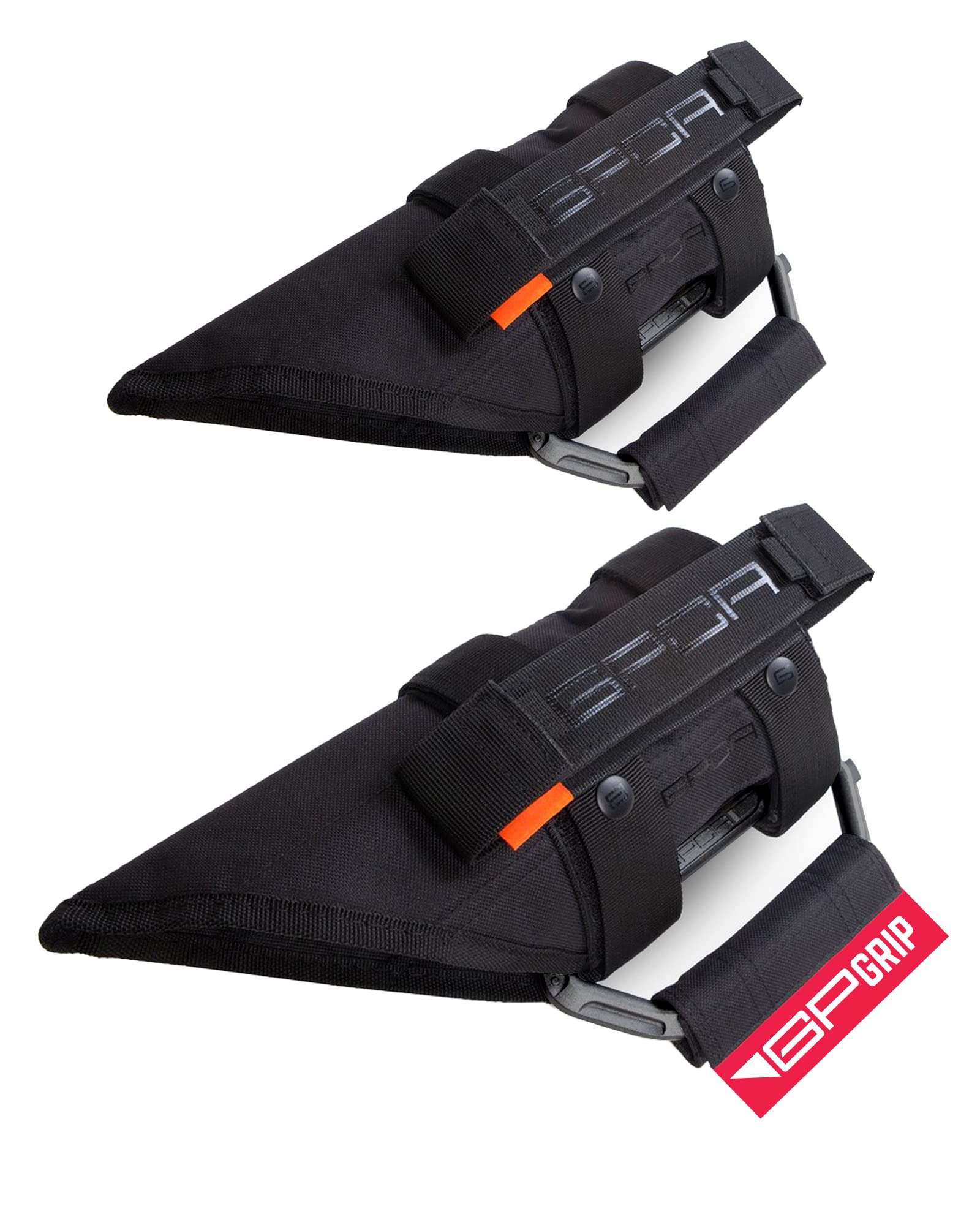 GPCA Metal Grab Handles for 2007–2023 Jeep Wrangler JL, 4xe, JT, JK, Sport, Sahara, Rubicon and Gladiator 4DR/2DR GP Grip PRO Foldable Patented (2