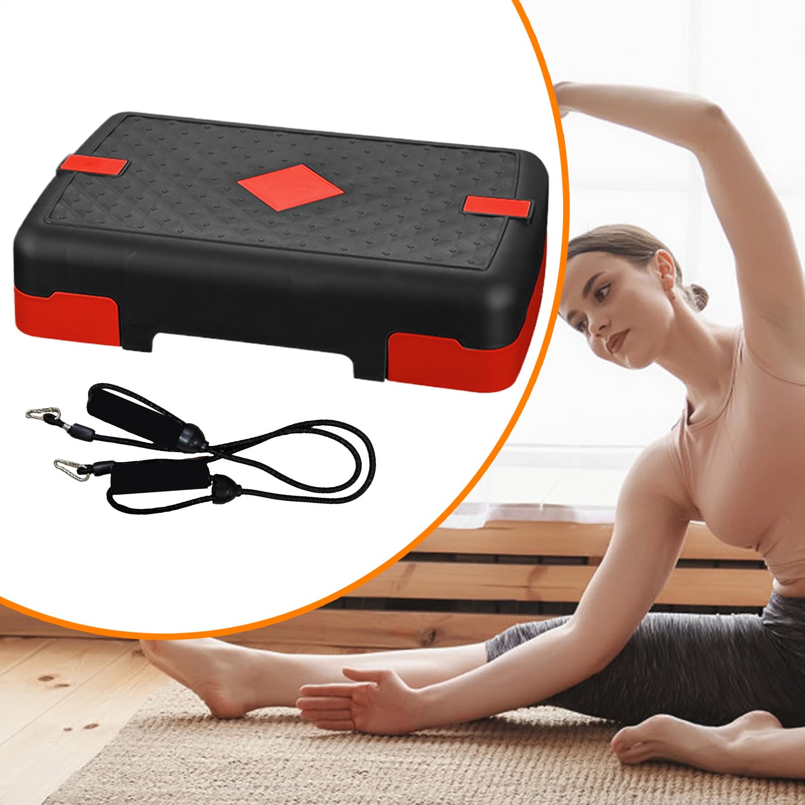Fitness Step Antypoślizgowy podwyższacz do sprzętu fitness i sportowego