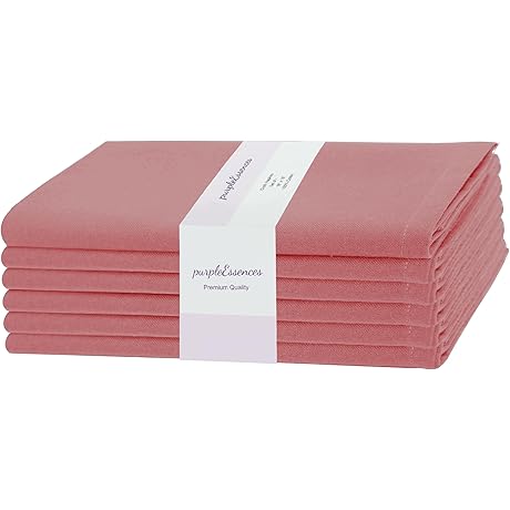 PurpleEssences Cloth Napkins Spring