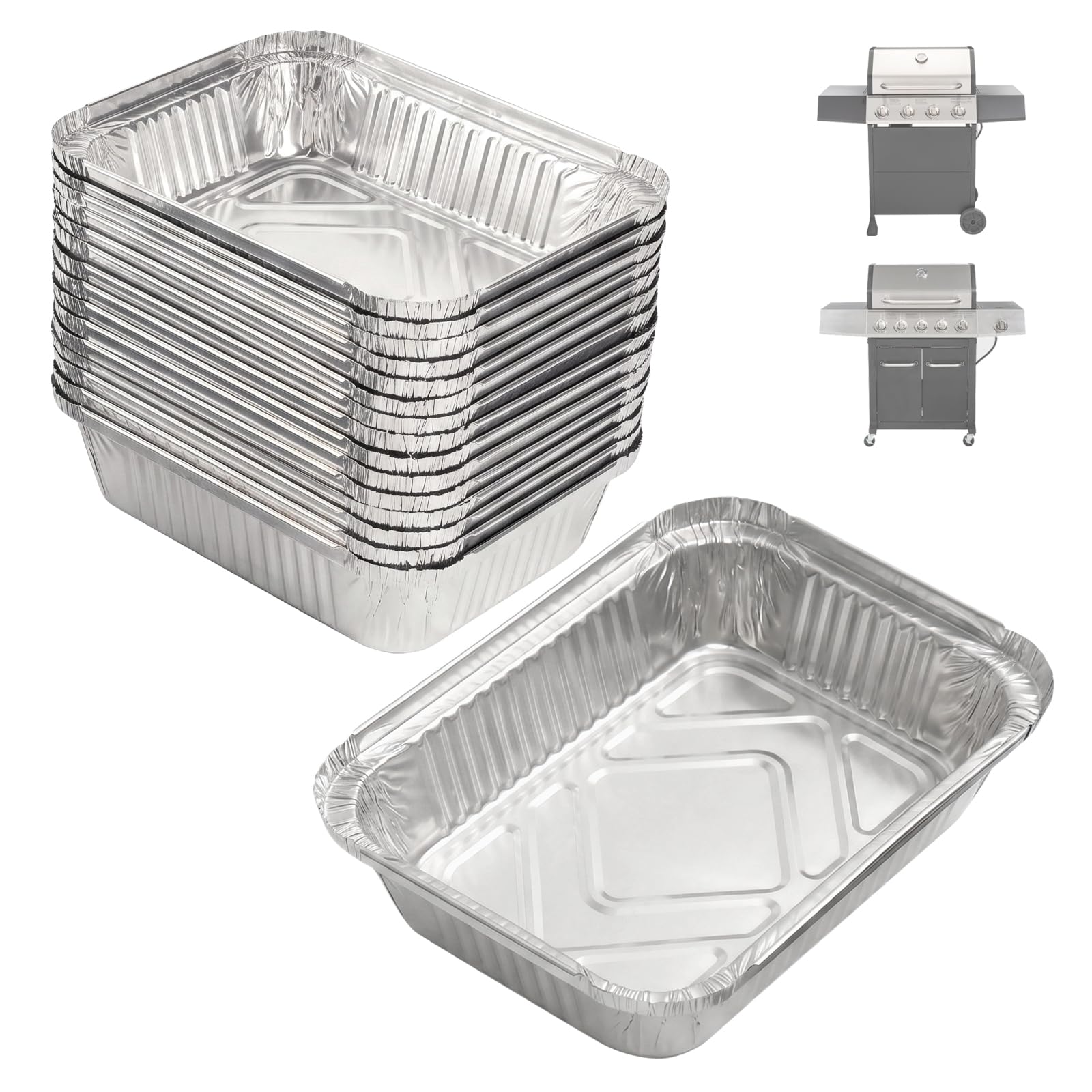 20-Pack Grease Pan Liner for Expert Grill 720-0789H 720-1049 720-0968