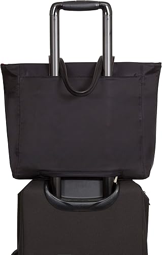 Miniatura 6 de KNOMO Grosvenor - Bolso de hombro de nailon para laptop, para mujer, se adapta a computadoras de 15 pulgadas