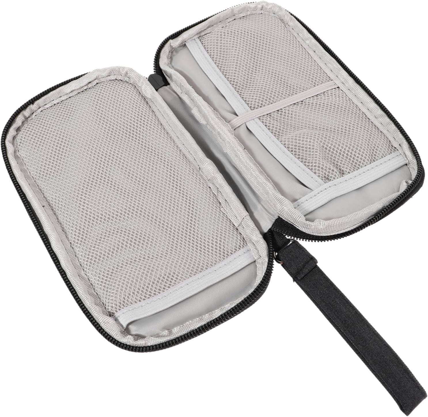 Portable Zipper Pouch for Cable Organizer Compact Electronic Accessories Case for Travel Multi Purpose Storage for Power Bank Earphones and Chargers Durable Oxford