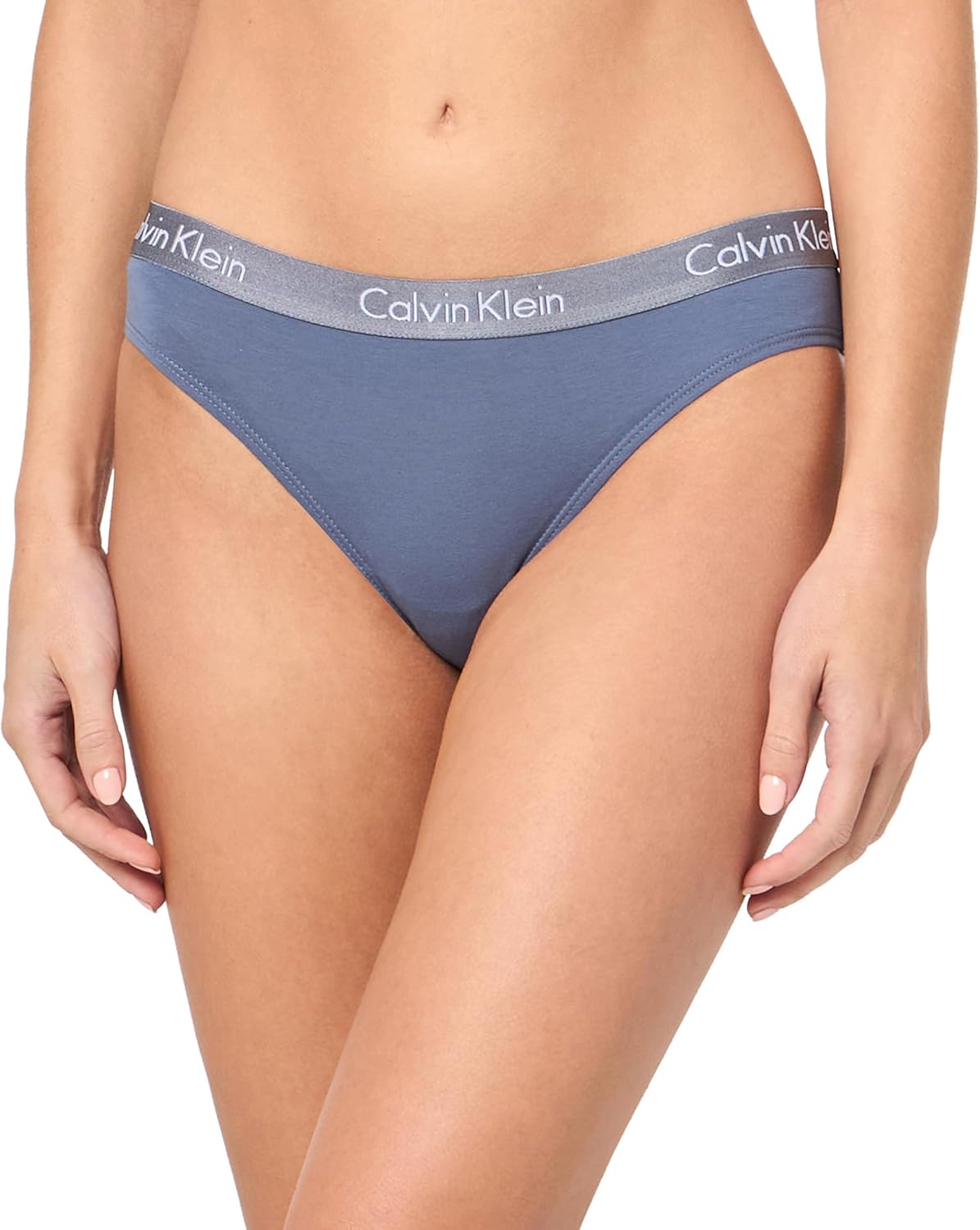 Calvin Klein womens Motive Cotton Multipack Bikini Panty 3 Pack - Image 2