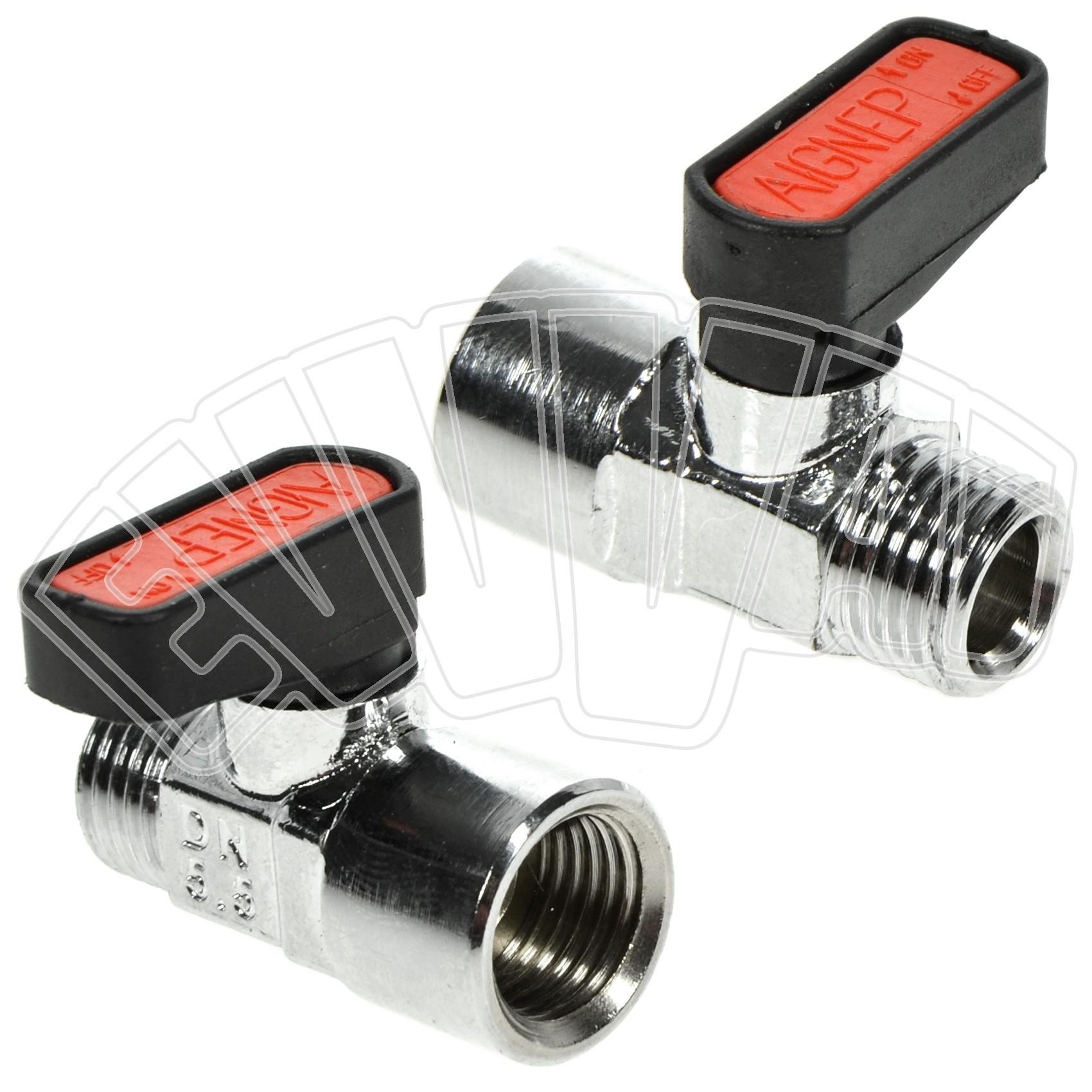 Cilli 1/4 MASCHIO - FEMMINA RUBINETTO A SFERA MIGNON VALVOLA PNEUMATICO ARIA COMPRESSA