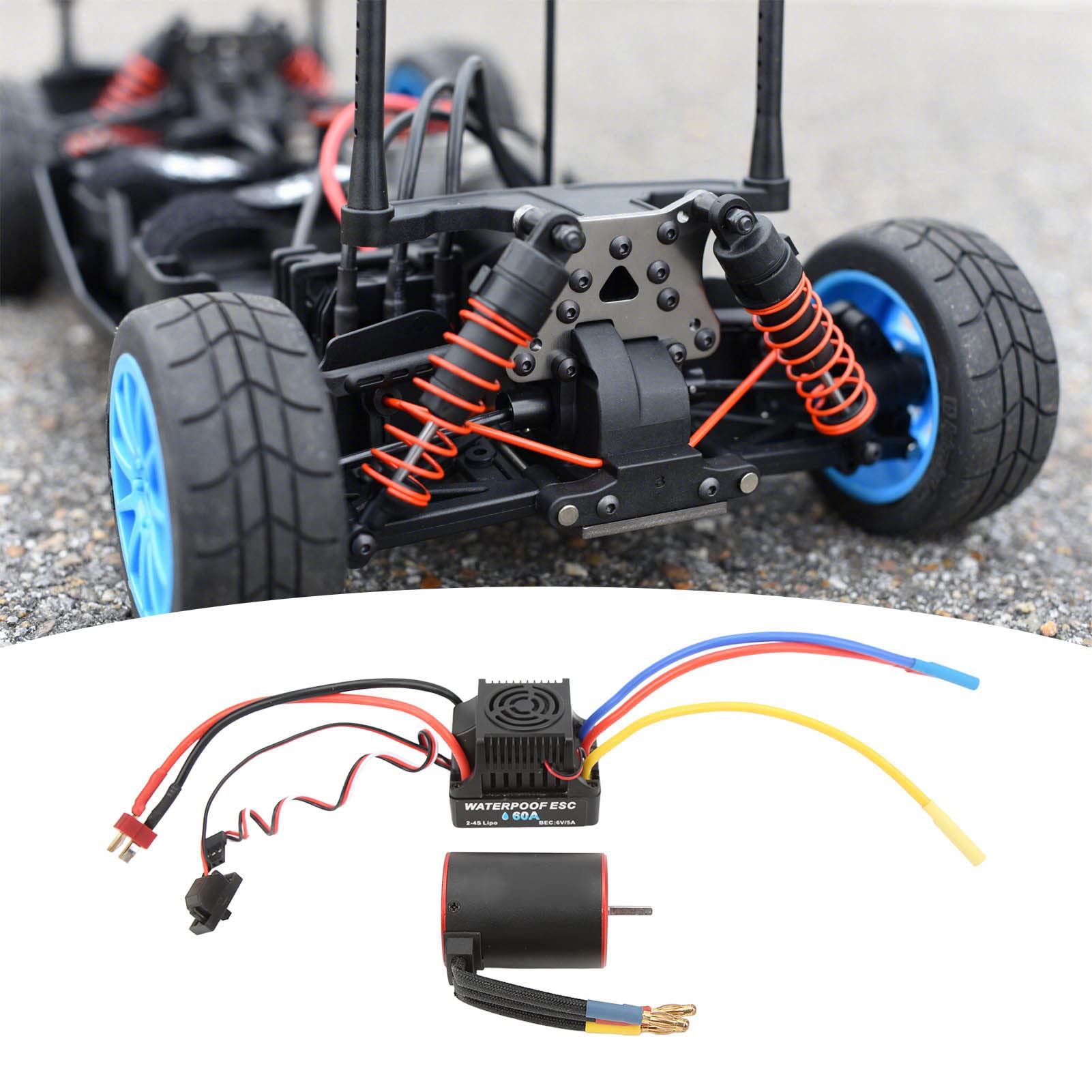 Wodoodporny, Bezszczotkowy Regulator Elektryczny ESC 60A