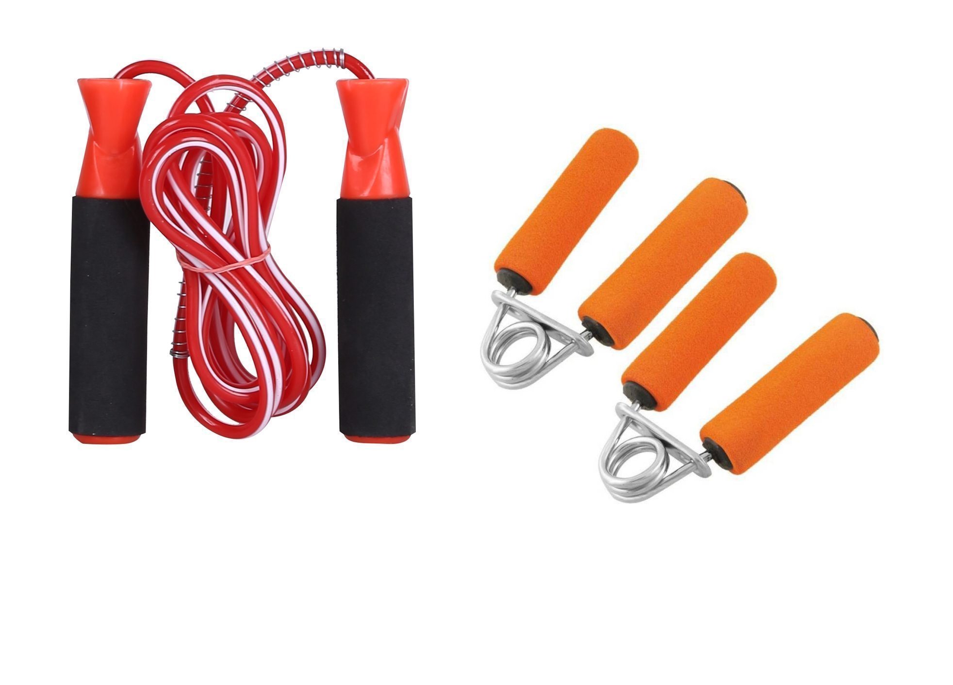 Simran Sports Home Exercise and Fitness Combo of Ball Bearing Skipping Rope & Hand Gripper (B07D4HKL4K) Amazon Price History, Amazon Price Tracker