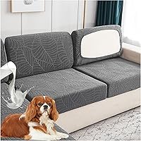 Vista 25 de Fundas de cojín para asiento de sofá, impermeables, de alta elasticidad, universal, elástica, fundas de cojín de repuesto para cojines individuales