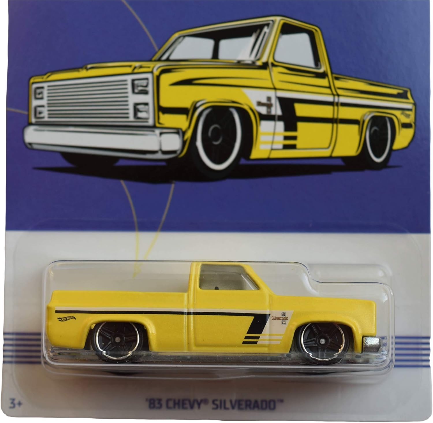 Hot Wheels American Trucks Exclusive [Yellow] '83 Chevy Silverado 5/10