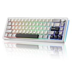 YUNZII AL66 Wireless Mechanical Keyboard Full Aluminum CNC 65 Knob Control Bluetooth 2 4G Wired Hot Swappable Pre-lubed