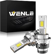 Minimum Diameter: WENLE LED that exceeds the newly developed integrated HID. D2S LED Headlight Bulb, Compatible with New Car Inspections, Built-in Canceller, White, 6,500K, 35W, Genuine Replacement